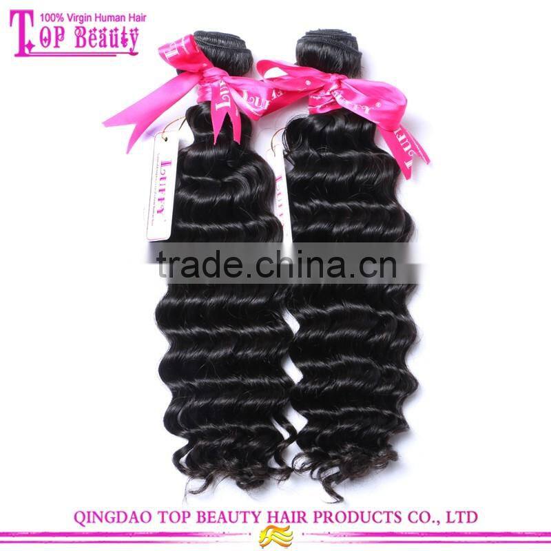 Wholesale full cuticle 18 inch brazilian loose deep wave high quality 10a brazilian virgin hair deep wave