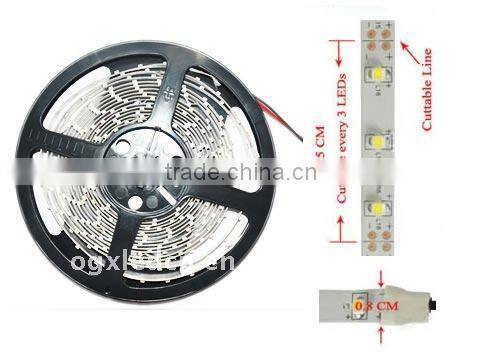 5 Meter 3528 SMD Waterproof 600leds/reel warm white LED Flexible Strip