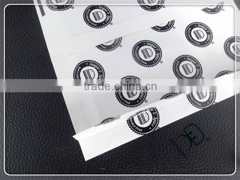Cheap greaseproof food grade paper burger bag