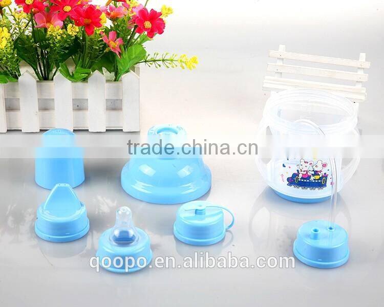 Fda Approved Non-spilling Bpa Free Plastic Kids 6pcs Baby Cups Toy