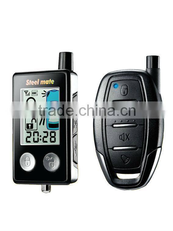 2- way car alarm system 8302 for super long distance