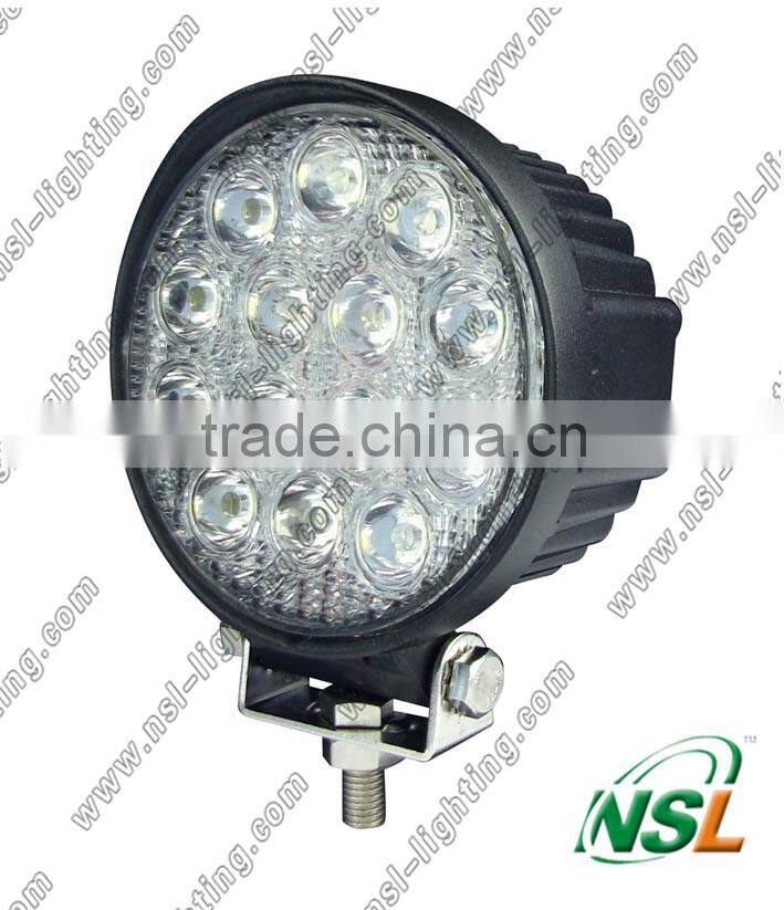 42w 10-30v DC 14pcs*3w high intensity Epsitar LEDs high power led lights work light 42w led work light