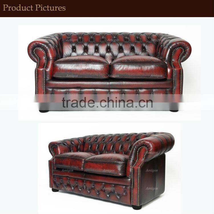 Oxblood Red Chesterfield Sofa