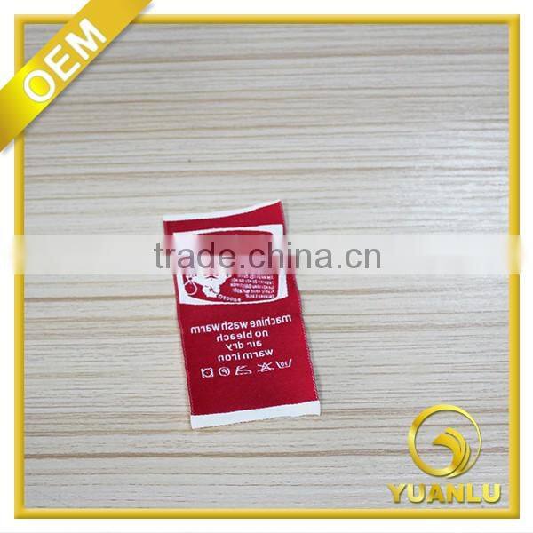 Garment Polyester Wash Woven Label Main Label Patch