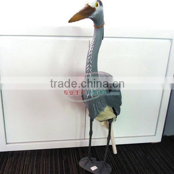 Plastic flocked magpie hunting decoy or gadern decoration