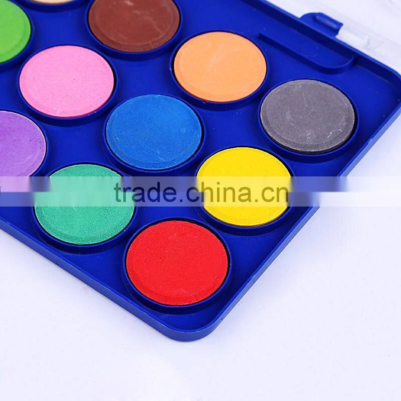 Wholesale solid powder watercolor mini paint cakes set professional quality bulk,Chinese watercolor paints manufacturer