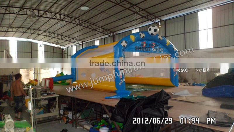 inflatable football throwing games soccer goal,inflatable penalty shootout