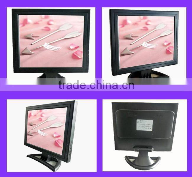 high sale square screen vga hdmi av tv usb input 720p 4:3 15inch lcd tv