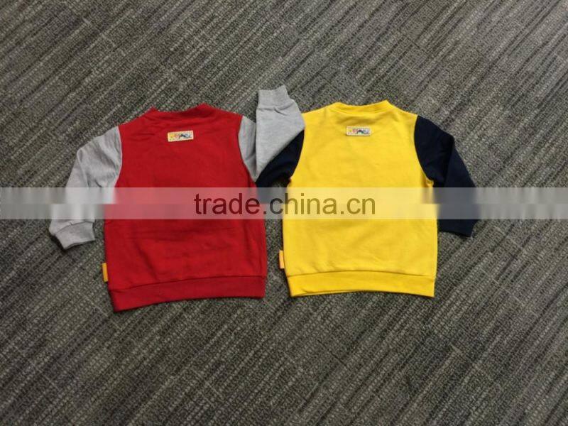 children frocks custom design 100% cotton kids adult boys print pullover top