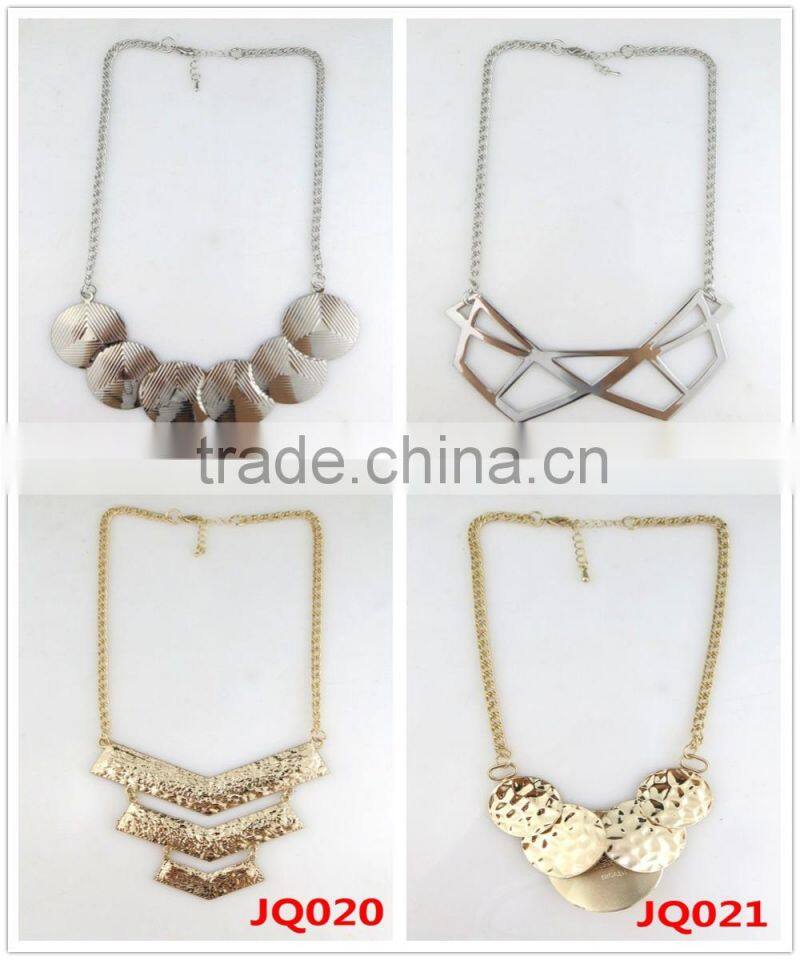 2015 high quality gold coin connect necklace