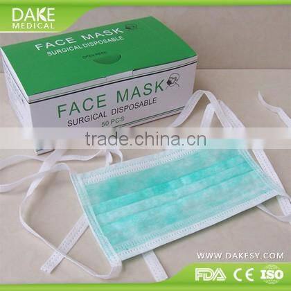 3ply filter protective surgical nonwoven face mask disposable