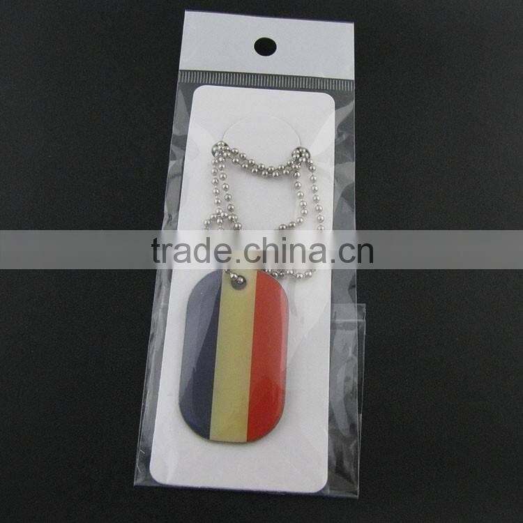 Scotland Highland Poppy Run Printing Dog Tags