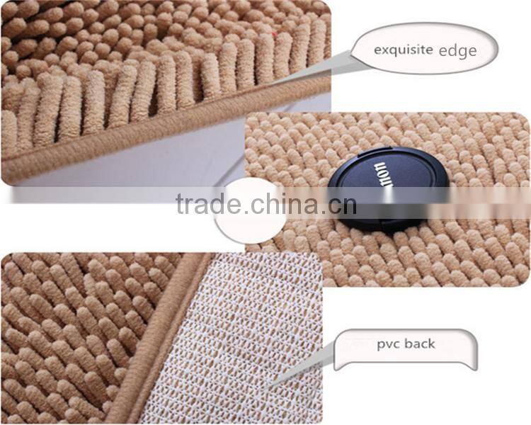 custom polyester microfiber shaggy bathroom rug