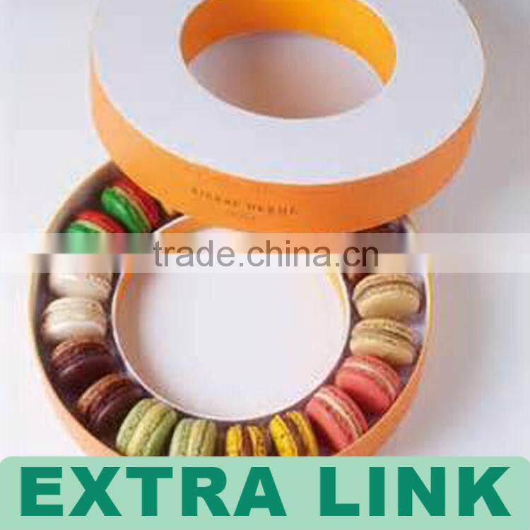 New Design Handmade Recycled Customized Macaron Gift box,plastic Blister
