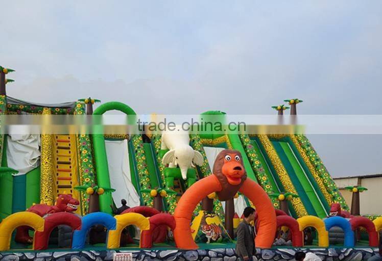 Hola giant dolphin inlfatable water slide for sale