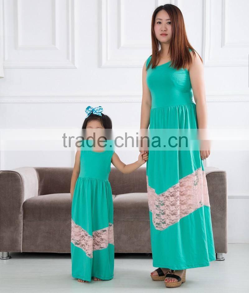Wholesale maxi mommy and me dresses girls dress names with pictures chiffon women and daughter dresses