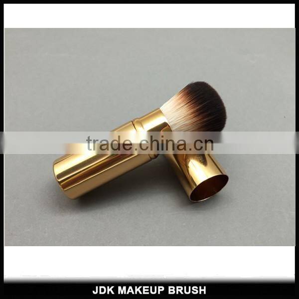 Vegan Gold Retractable Bristle Hair Brush/Personalized Makeup Brushes/Best Makeup brushes
