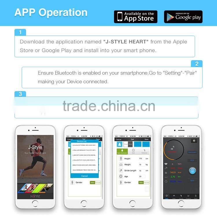 J-style Rechargeable OLED Display Item 1638 fitness tracker smart wristband