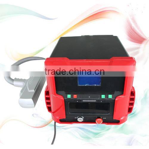 Great demand most advanced q-switched 1064nm & 532nm Nd yag laser mini remover tattoo machine