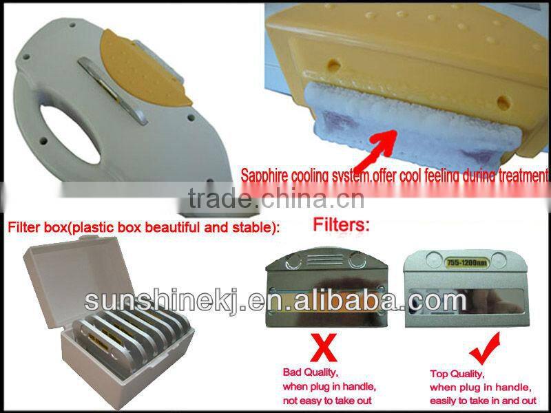 2014 New Portable High Power hair removal epilation ipl beauty equipment for home use