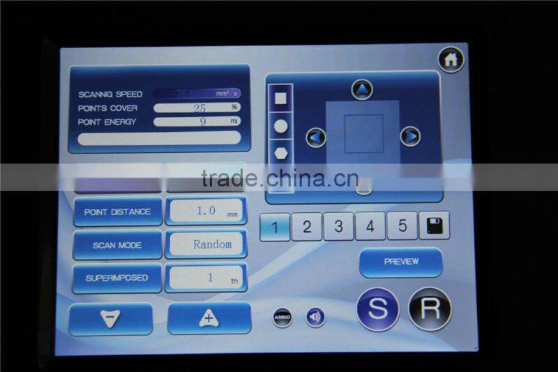 RF Fractional CO2 for skin rejuvenation deep penetrate machine