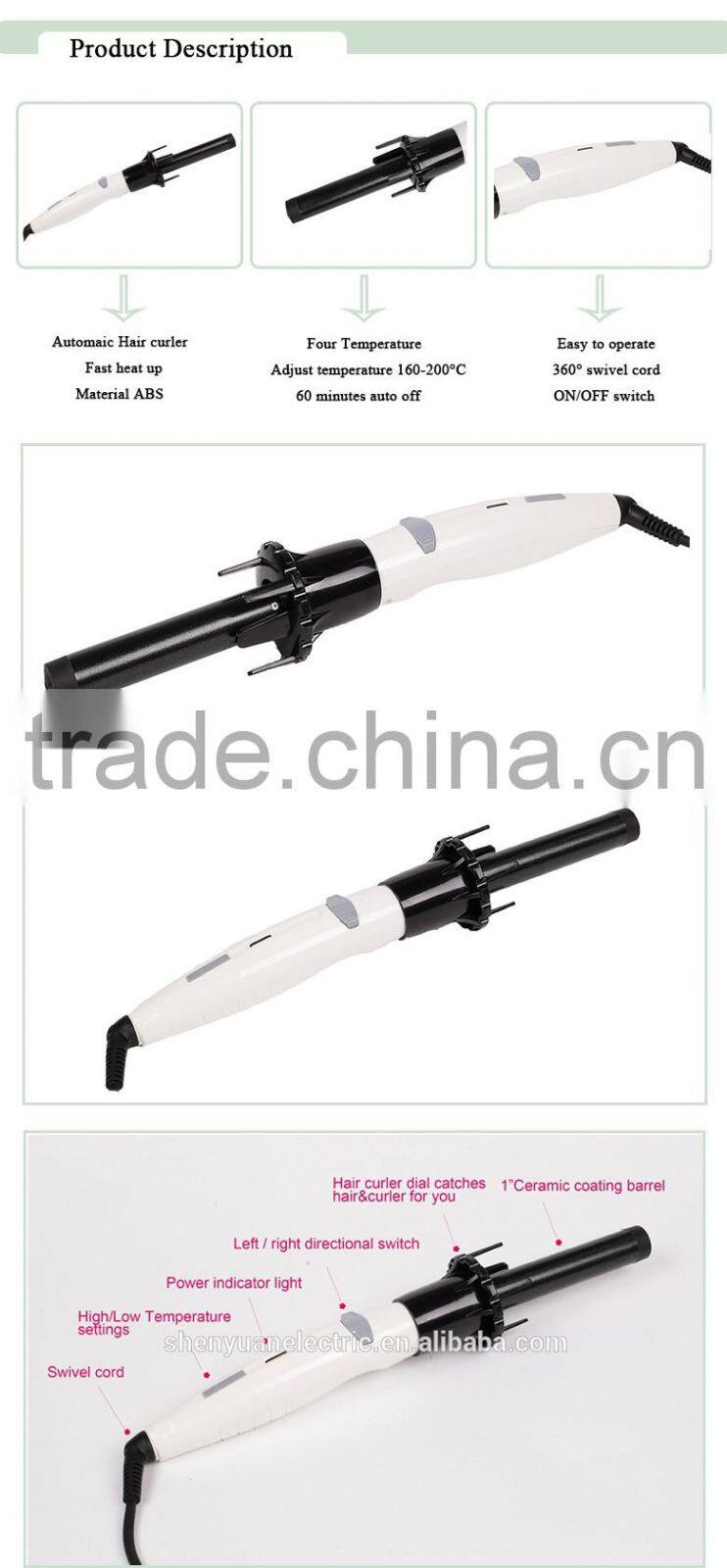 curling curler iron lcd digital styling curling wands curling iron wave hair