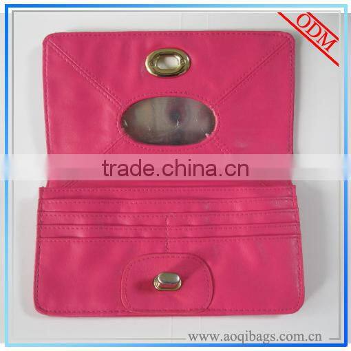 Hot Selling Ladies' Lather Wallet, Purse New Design WT003