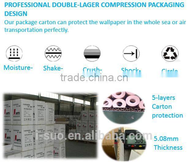 Supply home wall decoration non-woven wallpaper for home decor