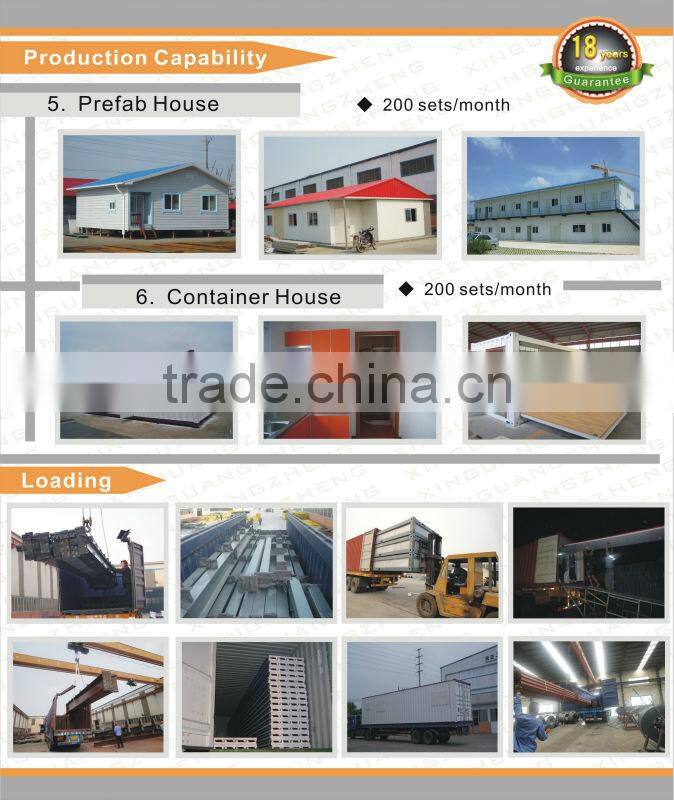 workshop with structural corrugated metal roofing panels