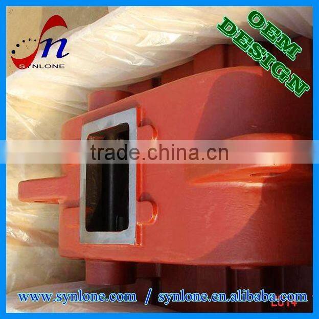 Top quality oil-closed iron gearbox housing with preferential price