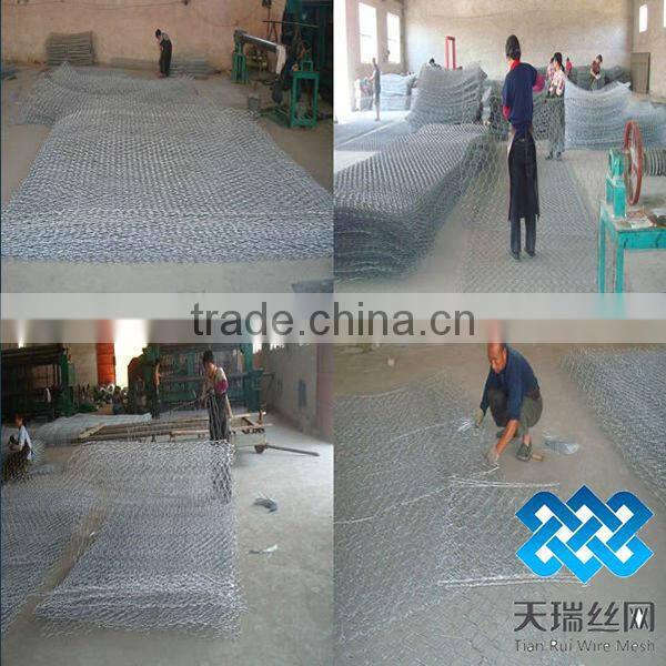 High zinc coated hexagonal gabion basket for sale