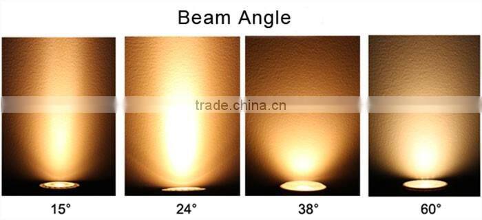 3w 5w 7w Decorative Aluminum 230V 2700K SMD LED spotlight gu10