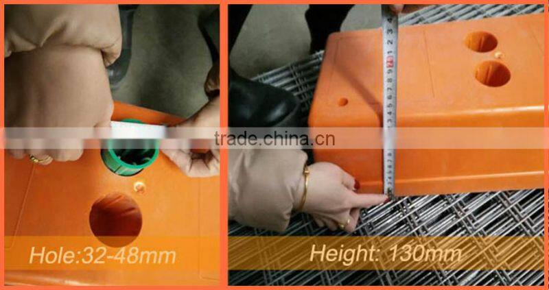 Easily assembly temporary fence panels hot sale/removable temp fence/temporary fence stand