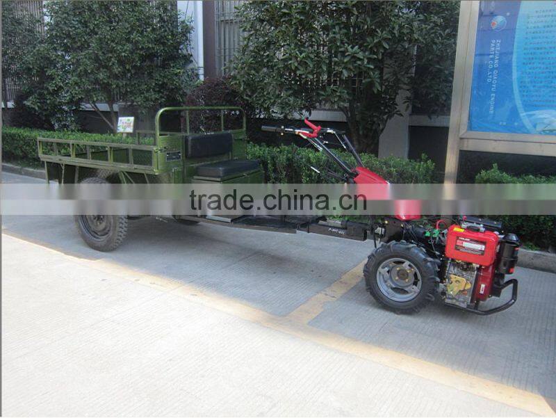 mini tractor with plough/rotary cultivator/fertilizer applicator/potato harvester/tralier