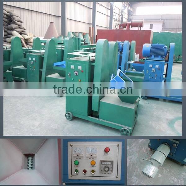 Gongyi automatic biomass hollow sawdust briquette pressing machine