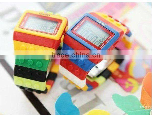 Free Packing, New Arrival Rainbow Digital Silicone watch
