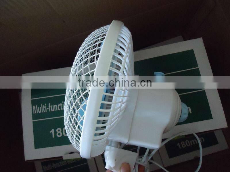 Clip on twin speed fan for hydroponics grow tent