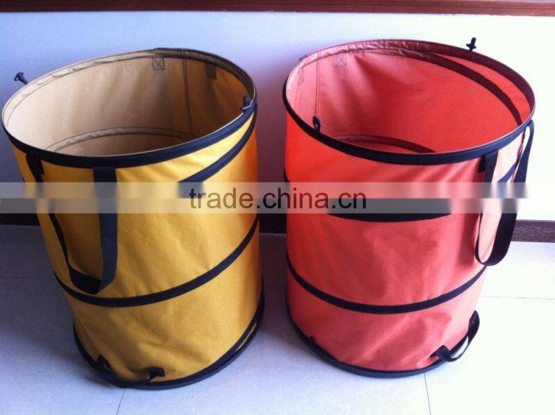 eco-friendly pop up garden bag grass collection bag garden products