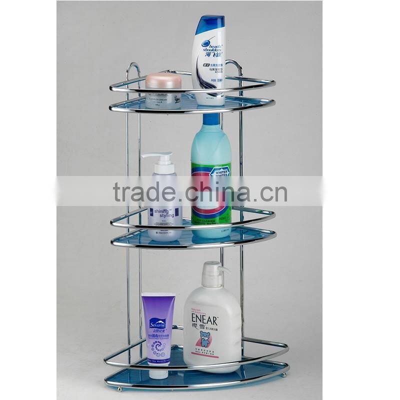 3 tier bathroom shower shampoo matal rack