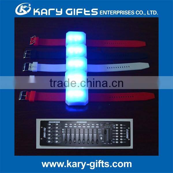 2016 world cup glow bracelet led light up wristband
