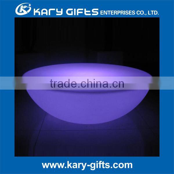 ROHS & CE approved illuminated plastic led coffee table