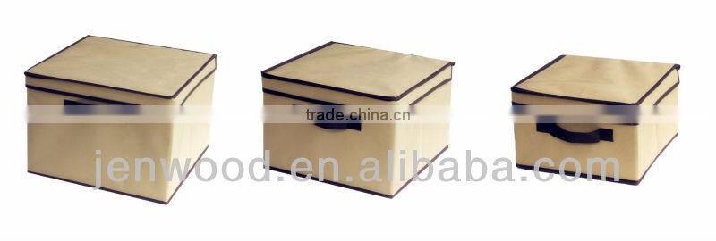 Fabric Storage Box with Lid