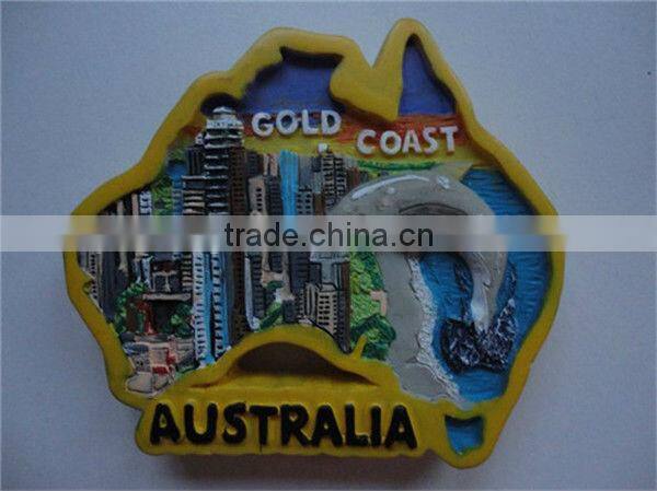 Australia state shaped souvenir magnets