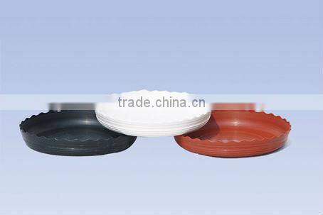 Round plastic flower pot - saucer KLDH-300