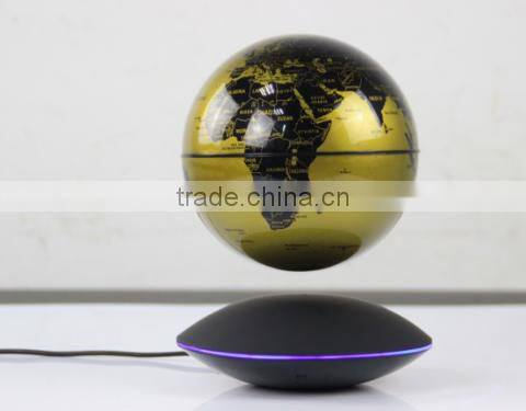 Magnetic Floating Levitation Globe Unique Maglev Globe Gold Color