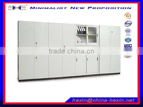Vertical tambour door file cabinet