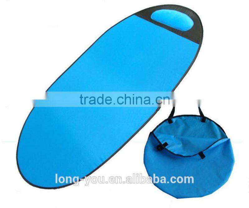 Pop up and foldable beach mat