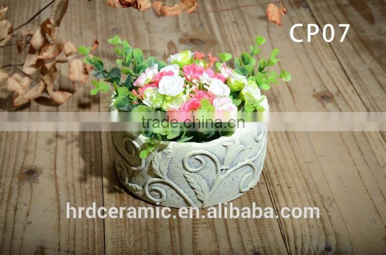 New products cement garden planter plant pots & planters