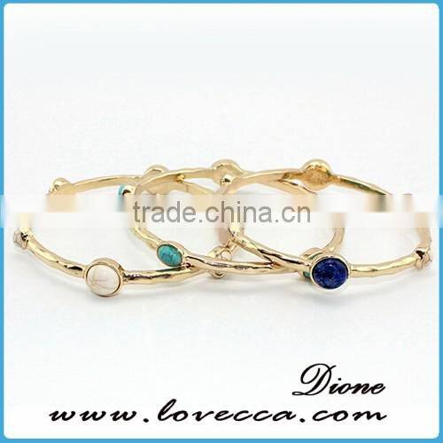 Bohemian Jewelry 2016 Guangzhou wholesale synthetic turquoise stone bracelet