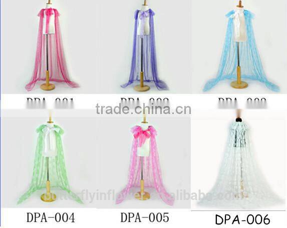 In Stock Green Blue Snowflake Tutu Dress Wedding Dress Cape Kids Dress Capes